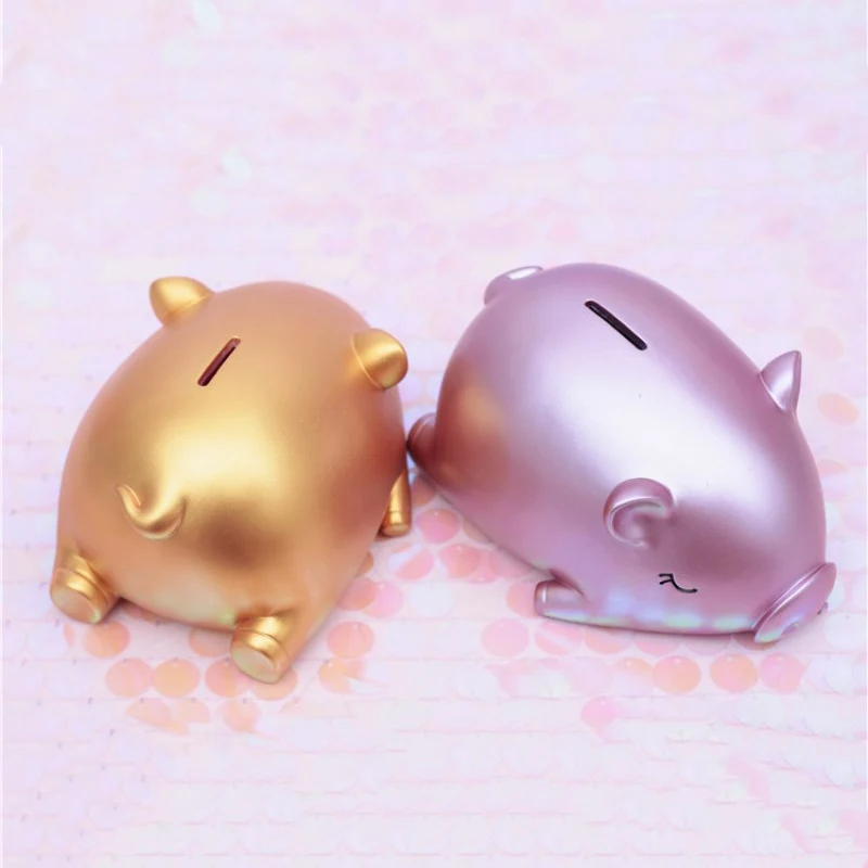 Lucky Big Gold Pig Piggy Bank Meng подарок на день рождения новый год креативный отправка детям