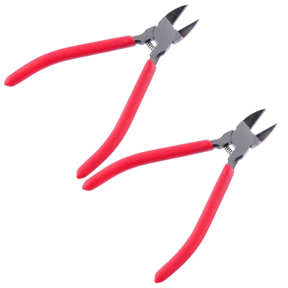 

150mm Cable Nippers 2pcs 6\\\\\\\" Cutting Pliers Plastic Handle Plier Tool Wire