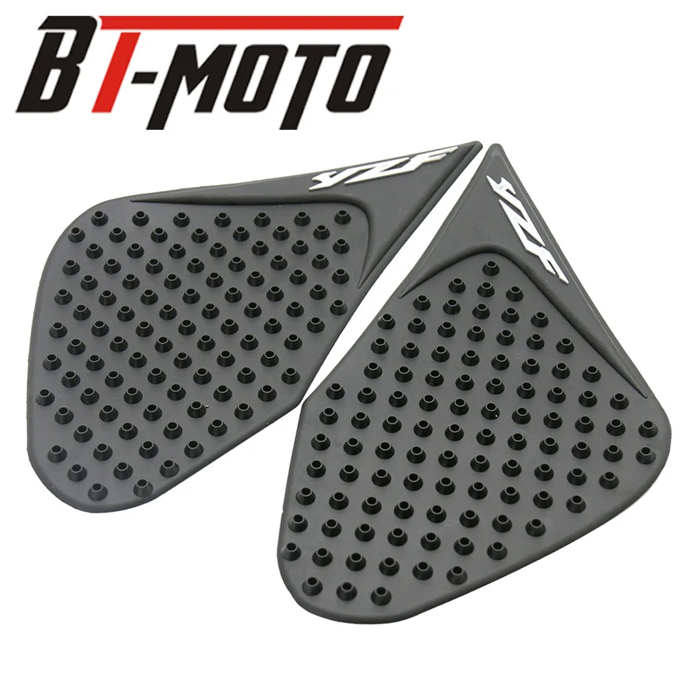 black Для Yamaha R3 YZF-R3 мотоцикл Противоскользящий Танк Pad протектор наклейки Сторона газа Колено сцепление тяги колодки - Цвет: black