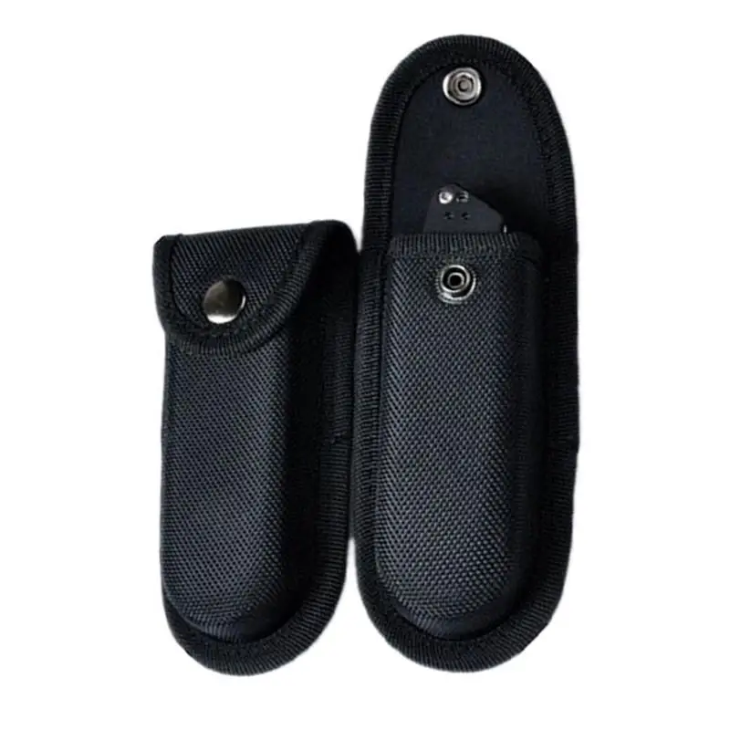 Нейлоновый чехол для ножей черный складной из ткани Оксфорд альпинизма кемпинга