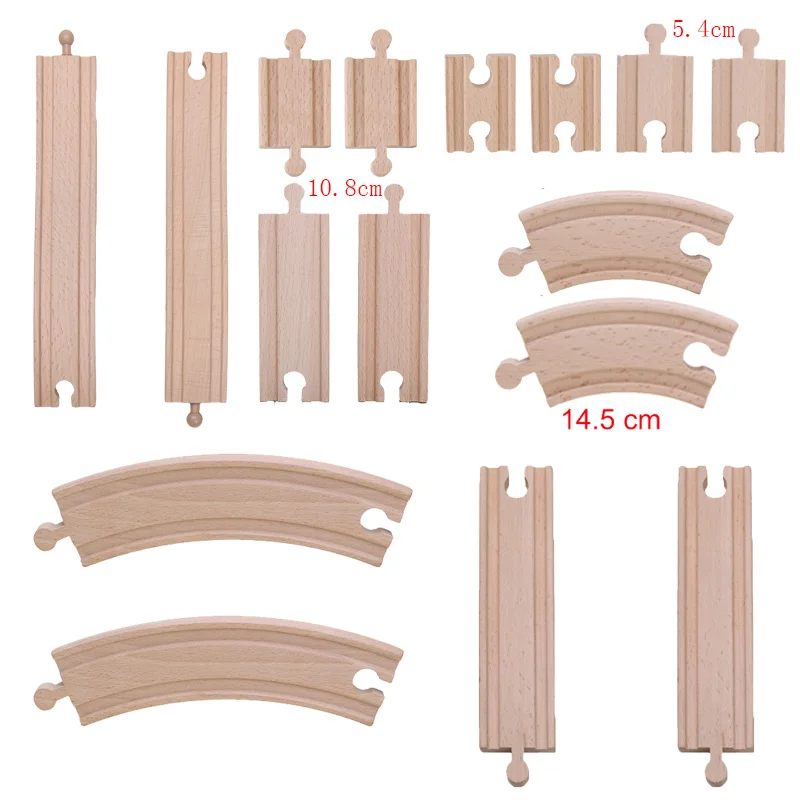 

10 шт./компл. деревянная ручка прямой трек деревянный поезд дорожки Набор деревянные аксессуары для поезда трек