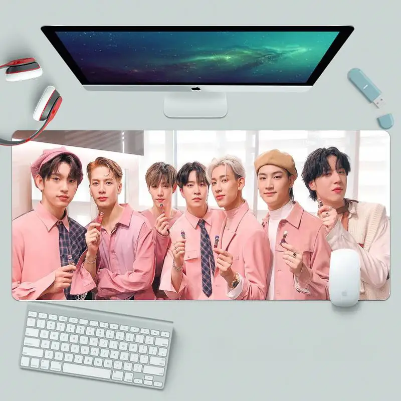 

GOT 7 Rubber Mouse Durable Desktop Mousepad XL Large Gamer Keyboard PC Desk Mat Takuo Computer Tablet Mouse mat