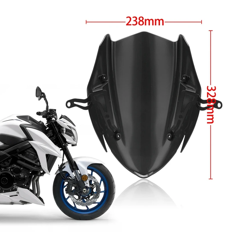 Для Suzuki GSX-S750 GSXS750 GSXS 750 2017-2019 ветровой экран лобовое стекло с кронштейном