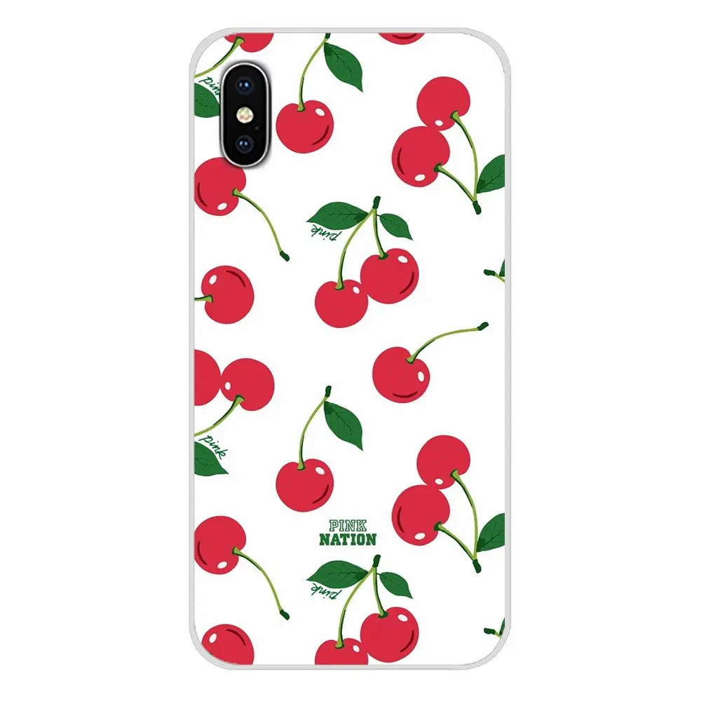 Для Apple IPhone X XR XS MAX 4 4s 5 5S 5C SE 6 6S 7 8 Plus ipod touch Аксессуары чехлы для телефонов вишневые