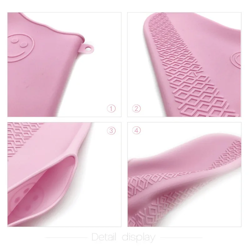 Reusable Waterproof Overshoes Cute Solid Color Shoe Covers Shoes Protector Children's Rain Cover For | Обувь
