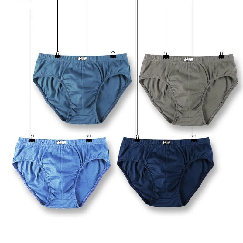 5PCS Briefs Mens Underpants  Male Cotton  Sexy Men Underwear Men Panties Specially Male Underwear Male Pouch Solid color