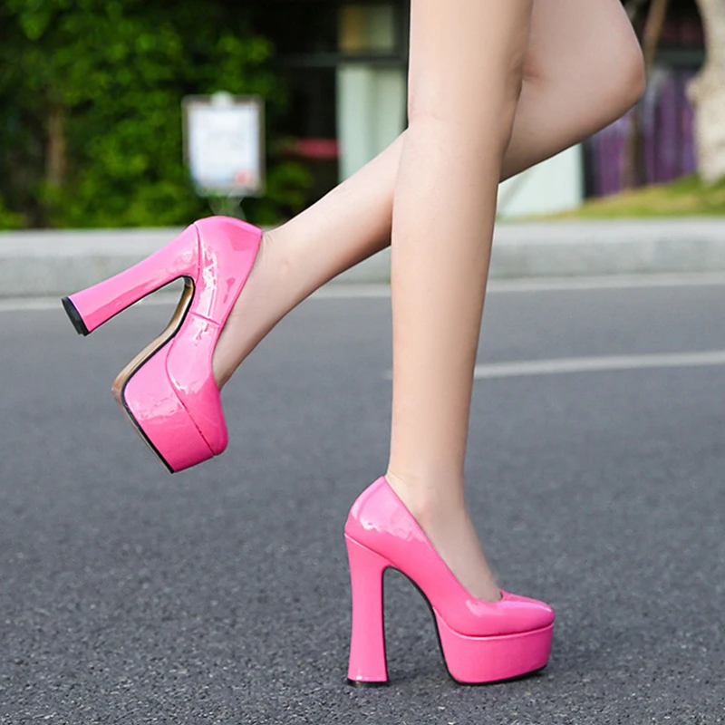 Новинка 2021 модель Подиум-шоу на высоком каблуке 14 см Женская банкетвечерние чная