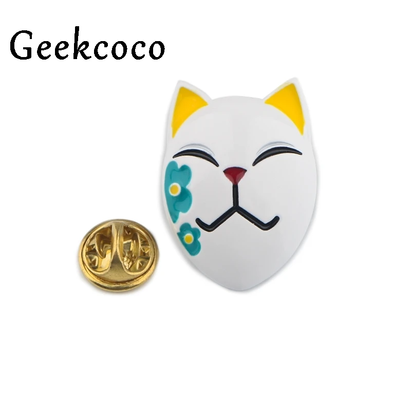 Фото Geekcoco модная эмалированная булавка мультфильм Милая брошь коллекция Металлический Нагрудный Знак Броши для женщин и мужчин ювелирные изделия подарок J0865 №3