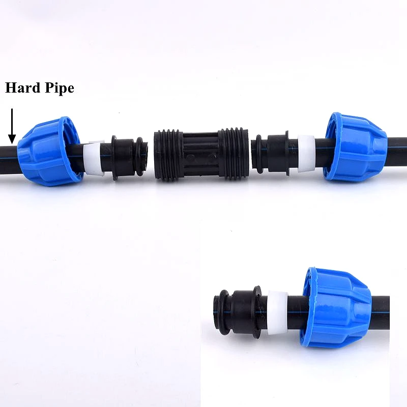 Прямой быстроразъемный соединитель PE для сельского хозяйства теплицы садовых