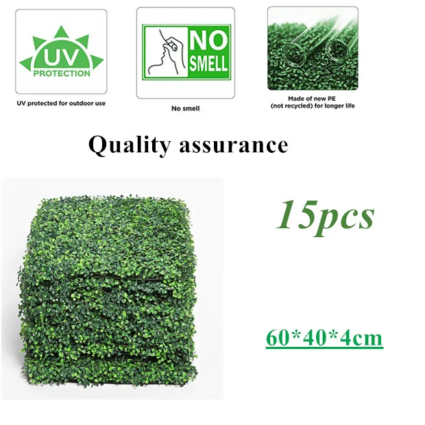 15 шт. искусственные садовые листья плюща 40 х60 см|Искусственные растения| |