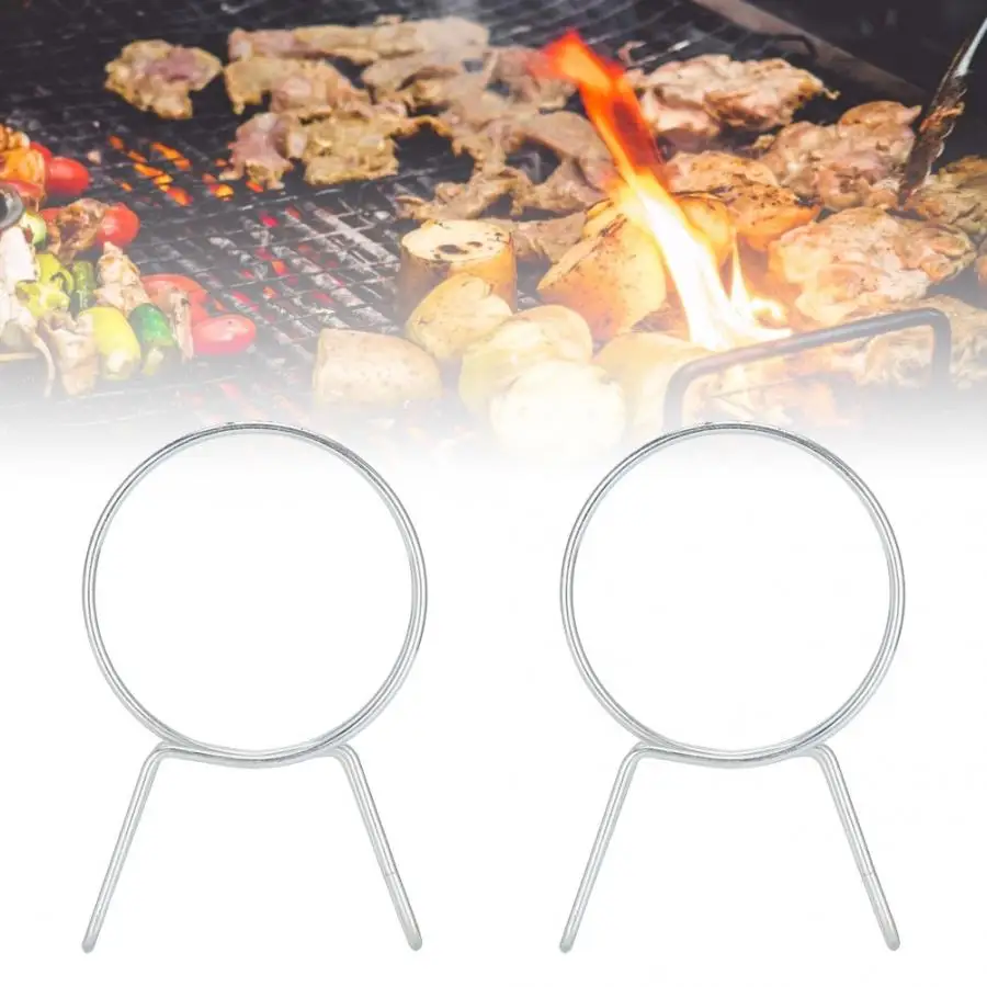 2 шт./упак. марганцевая ручка для барбекю с пружинной пряжкой аксессуары плиты