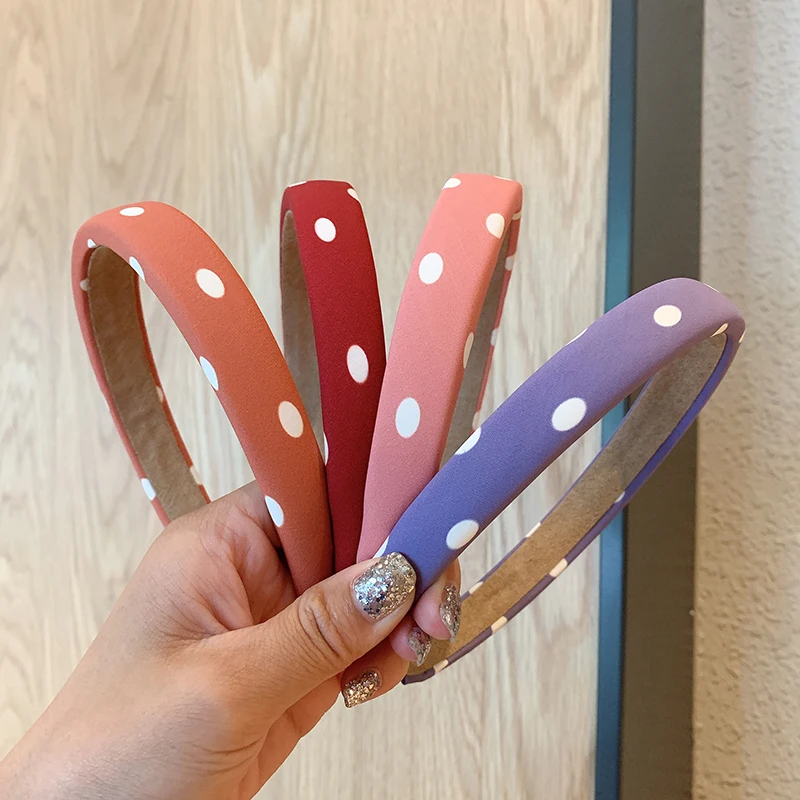 Обувь в стиле ретро Элегантная обувь горошек и повязка на голову для девочек Mori