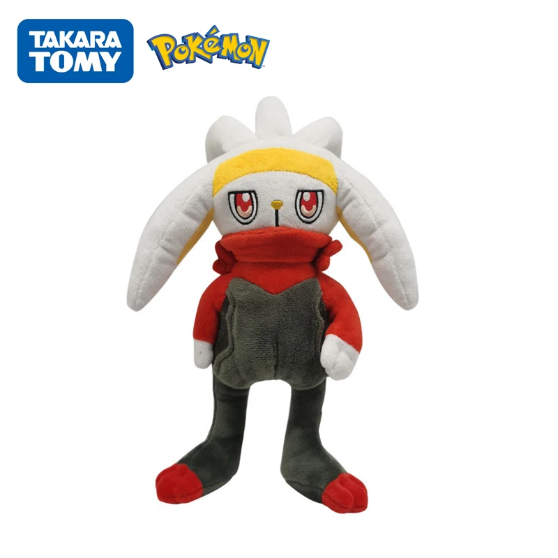 

Плюшевая игрушка Pokemon Raboot, 28 см, мультяшная Аниме Кукла, милые плюшевые игрушки, детский кулон, подарок на день рождения, рождественский пода...