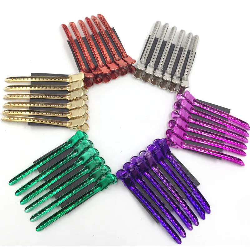 

Заколка для волос, плоская, зажимы для парикмахерских салонов дюйма, 12 шт.