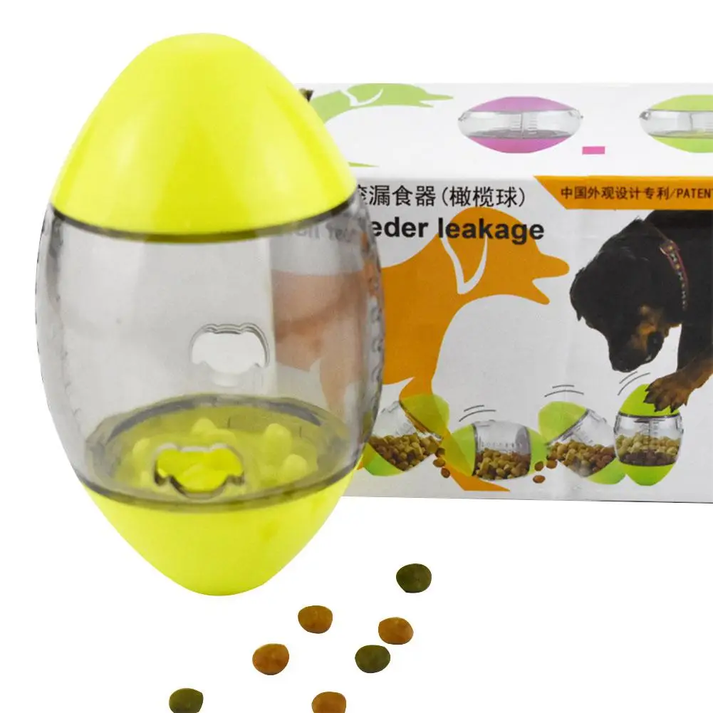 Nontoxic Pet Dog Rugby Ball Toy Funny Food Treat Feeder Tooth Cleaning for Puppy | Дом и сад