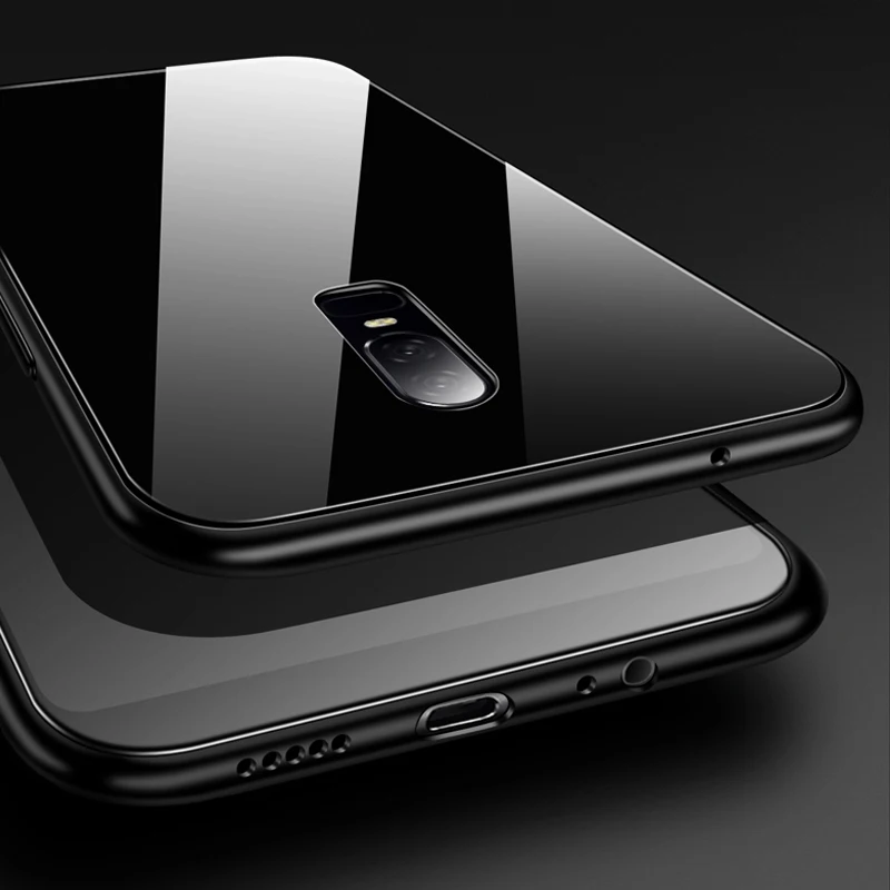 YUETUO стекло бронированный телефон назад etui, coque, чехол, чехол для one plus 7 pro 6 6 t 5 t 6 t 5 t для oneplus 7 аксессуары