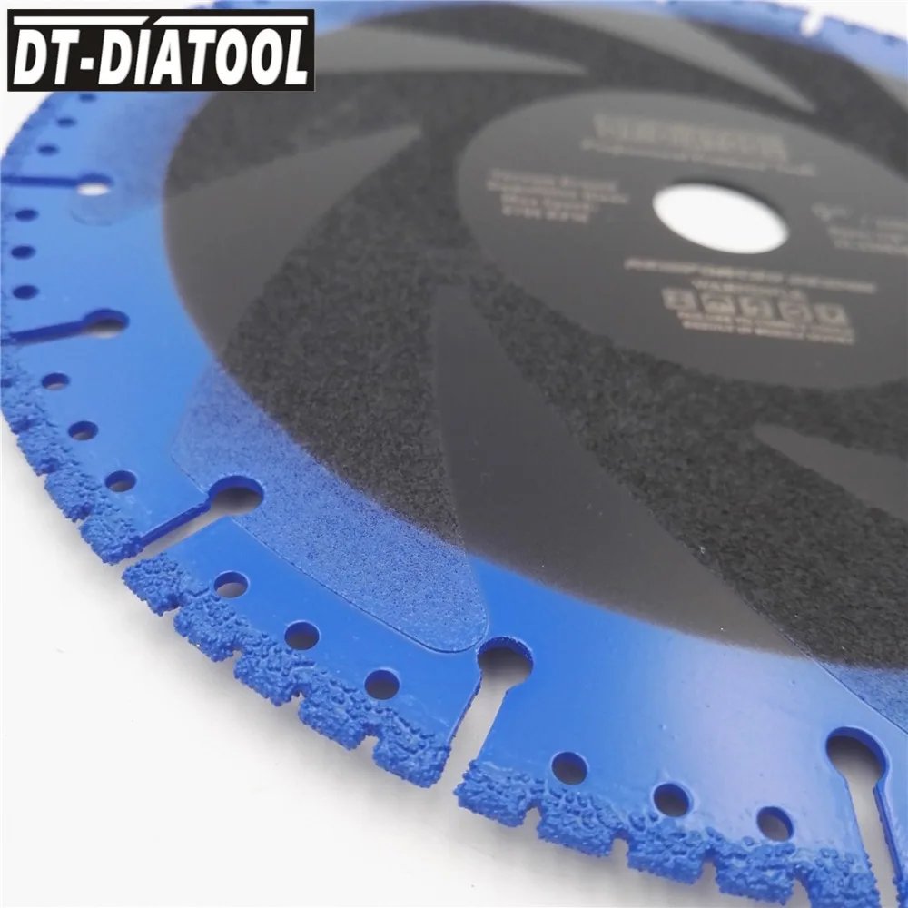 DT-DIATOOL 2 шт. вакуумная пайка алмазный режущий диск для многоцелевой снос пилы чугунная арматура алюминий сталь металл