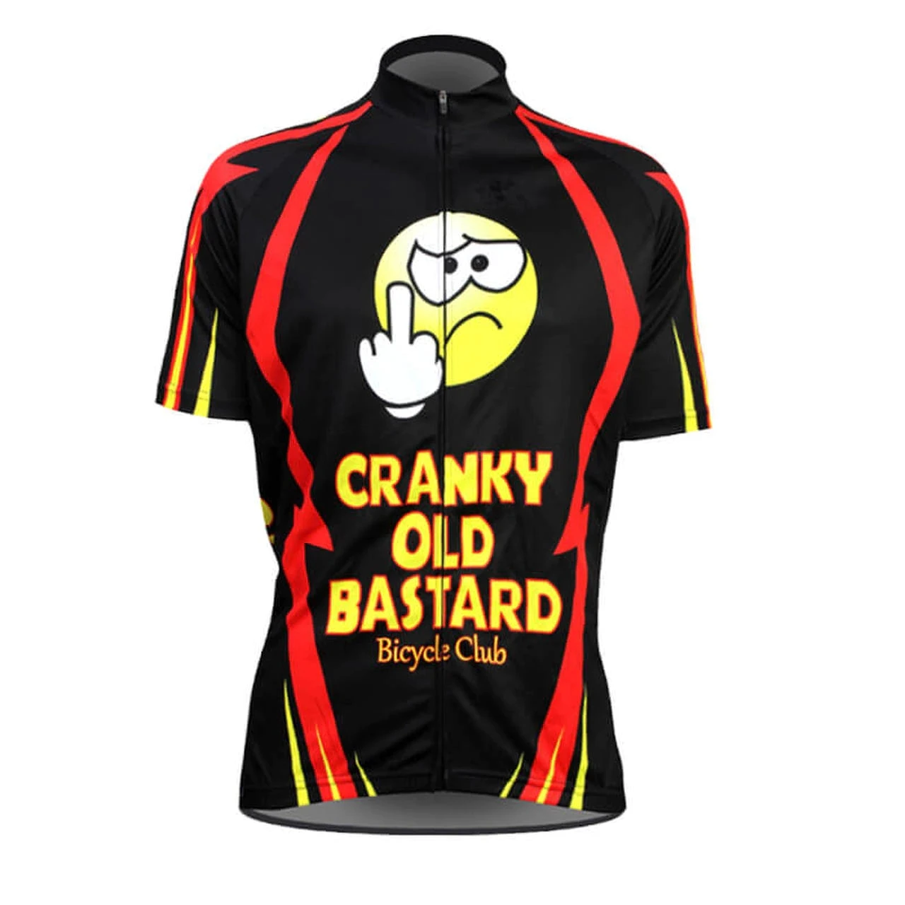 HIRBGOD Для мужчин Короткий рукав Велоспорт Джерси капризный старый Bastard велосипед