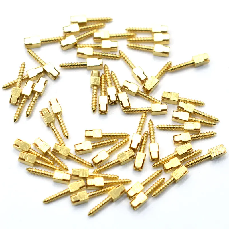 Dental Golden Plated Screw Post 50Pcs Bag  Dental Materials For Dentist Tool Dentistry Use Post