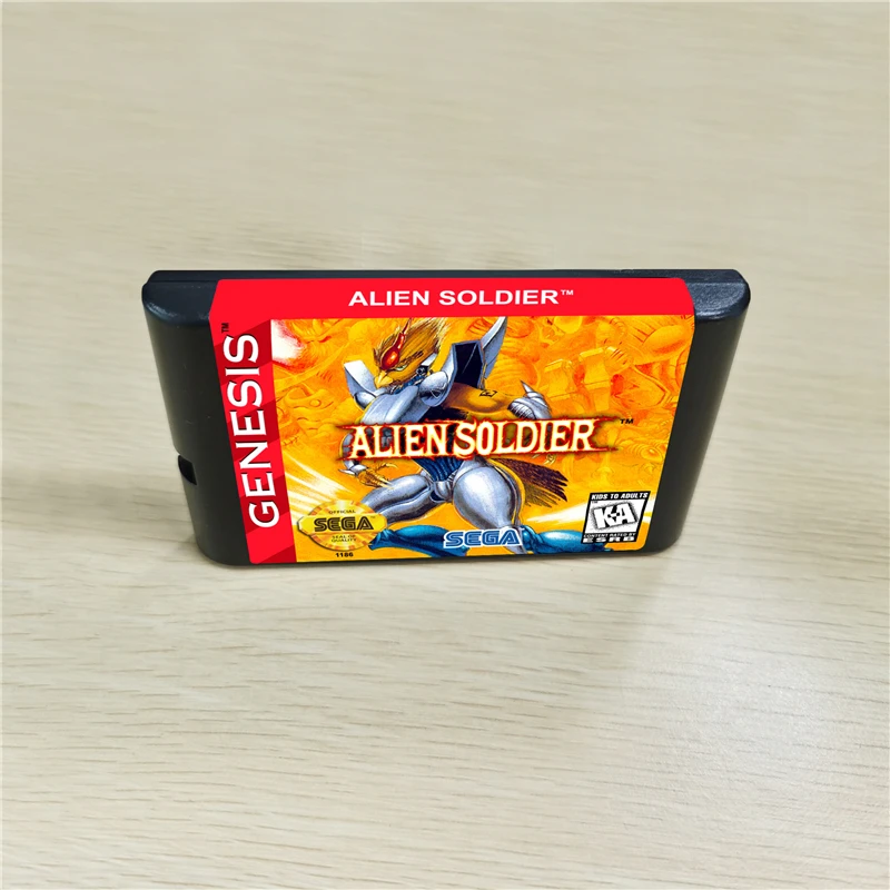 Картридж Alien Soldier-16 bit MD Games для консоли MegaDrive Genesis
