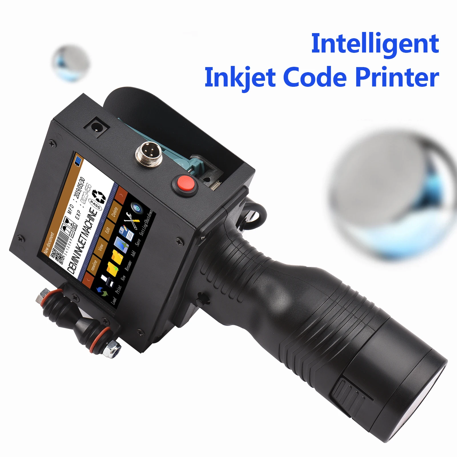 Handheld Printer Portable Inkjet Code with 4.3 Inch LED Touchscreen Quick-Drying Ink | Компьютеры и офис