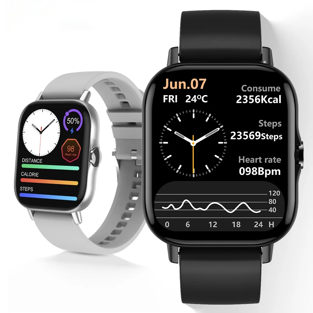 

Смарт-часы DT94 с большим экраном 1,78 дюйма, пульсометром и тонометром