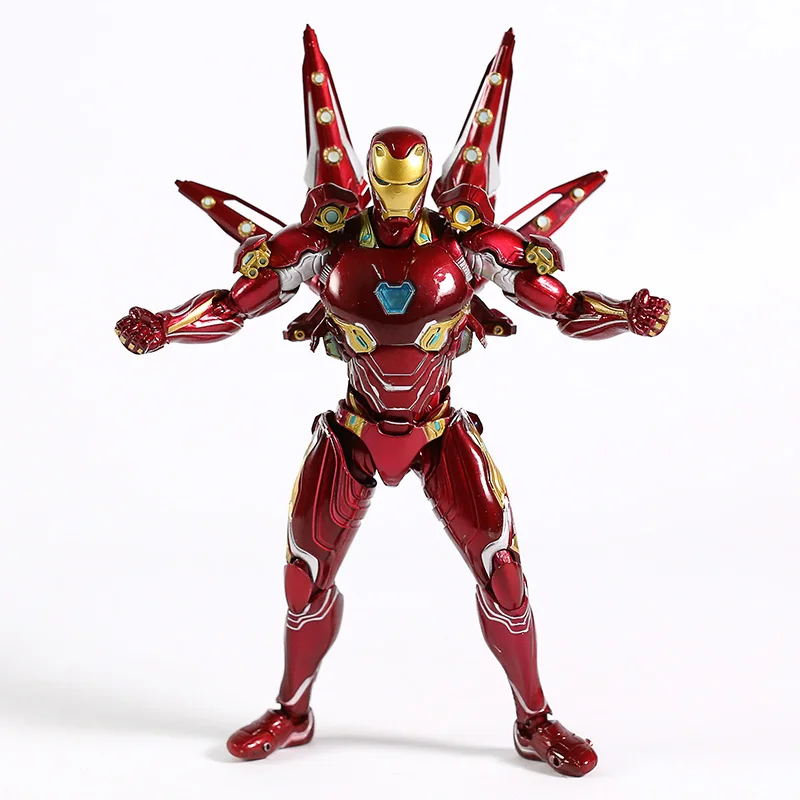 SHF Мстители эндгейм Железный человек Марка L MK 50 нано набор оружия 2 ПВХ фигурка Коллекционная модель игрушки