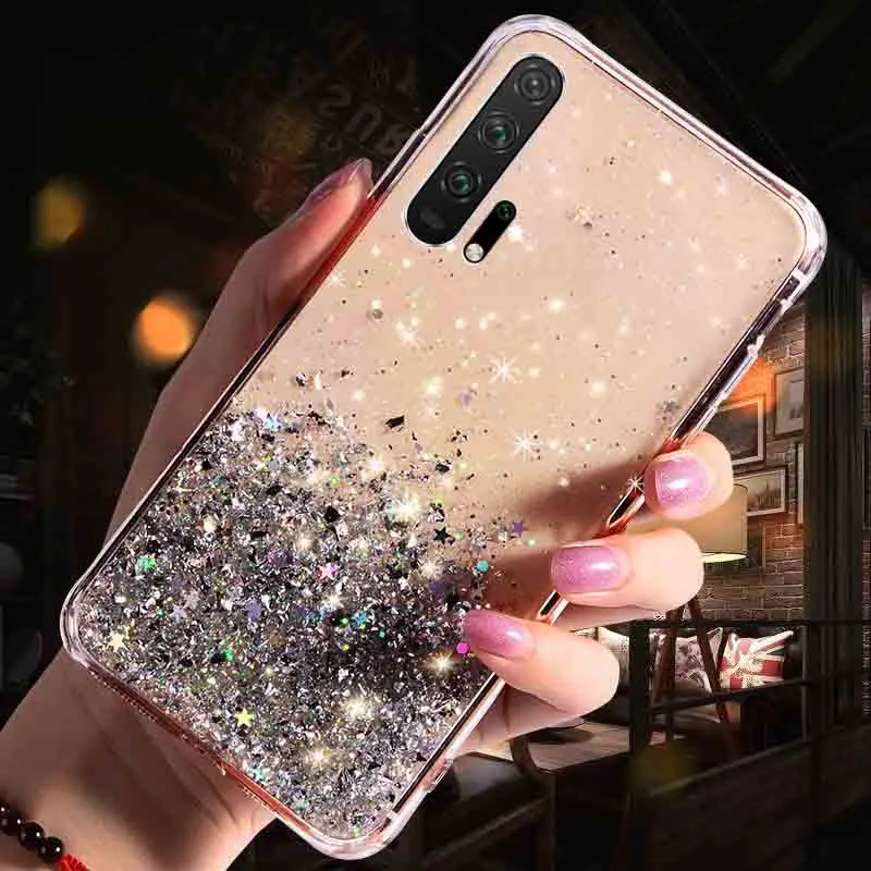 SUYACS Роскошные блестящие чехлы для телефонов Huawei P20 P30 Pro Lite Mate 20 мягкая эпоксидная