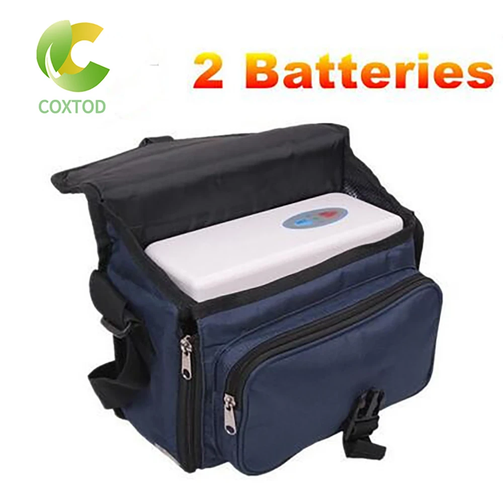 COXTOD две батареи подлинный портативный кислородный концентратор для дома