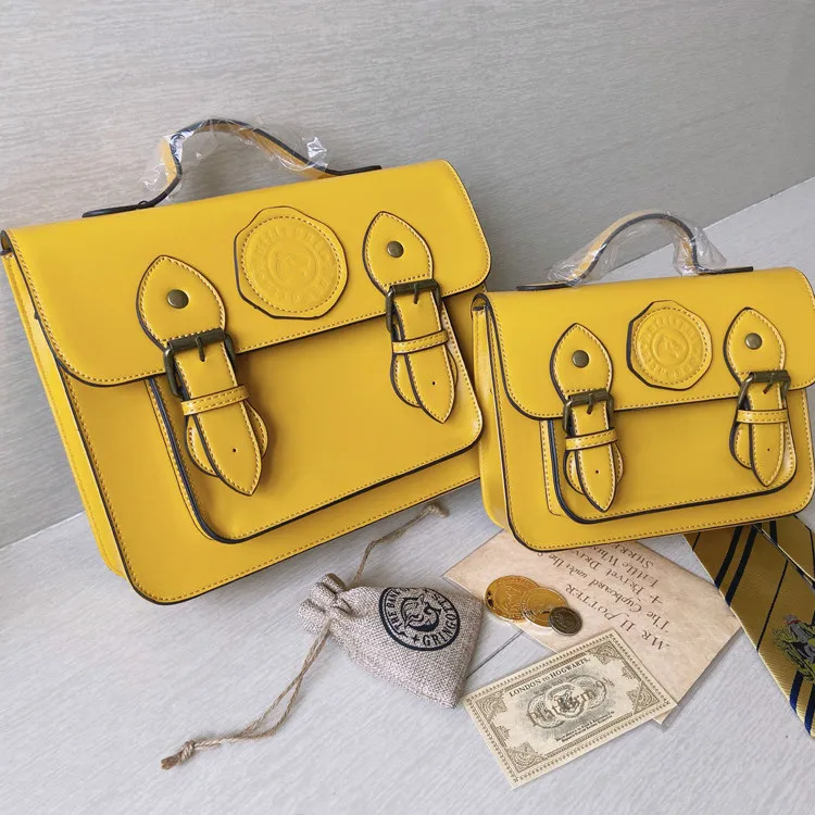 

Women's Bag Leather Purse Potter Cosplay JK Bags Hog Magic School Handbag Hufflepuff Ravenclaw Slytherin Shouder-bag Phone Bag