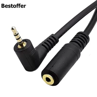 20cm dc 2 5mm 4 pole male to female jack stereo audio adapter mf gold cable