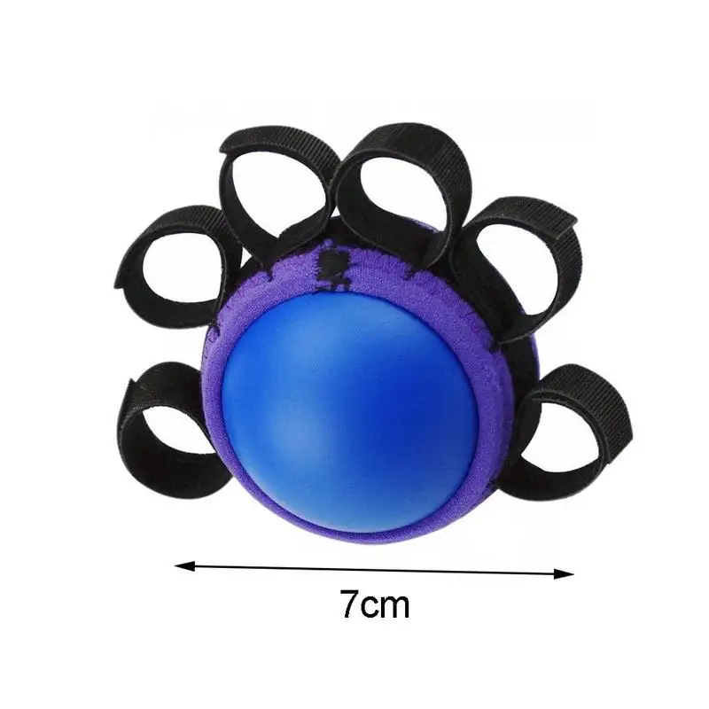 

1PC Five Fingers Grip Ball Arm Muscle Power Fitness Equipment Ball Strength Fitness Training Rubber Rehabilitation Wrist J5G9