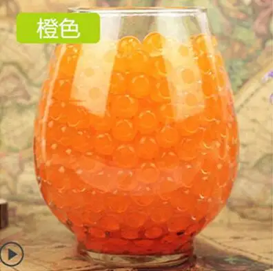 100 шт./пакет гидрогелевые полимерные Водяные Шарики цветок/Свадьба/украшение