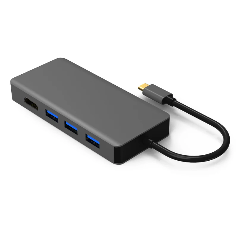 

Многофункциональный тип-c к HDMI VGA концентратор аудио адаптер для ПК компьютер ноутбук VDX99