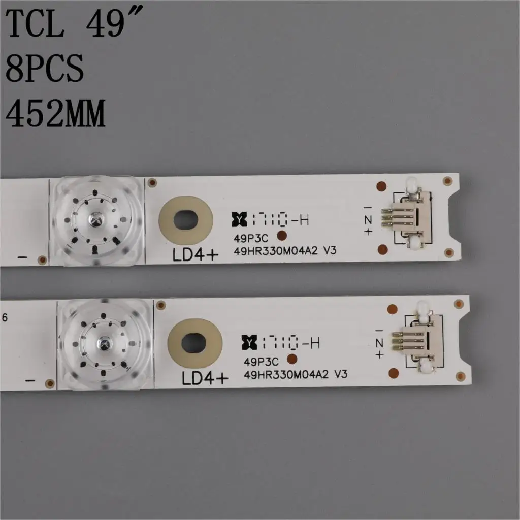 100% new Led bar light For TCL 49P3F 49A950C GIC49LB29-3030F2.1-V0.1-2016120