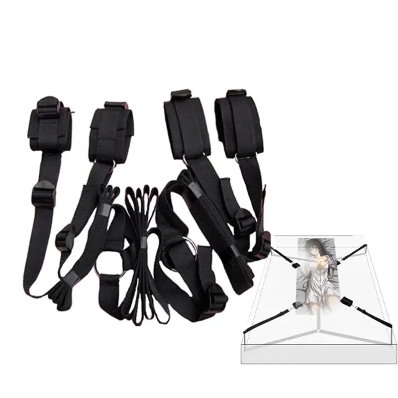 1 Набор из искусственной кожи бондаж ограничители свободы комплект Пар Флирт SM