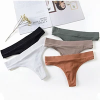 2020 new women low waist t pants high fork cotton femmes sexy breathable ladies fitness sports thong
