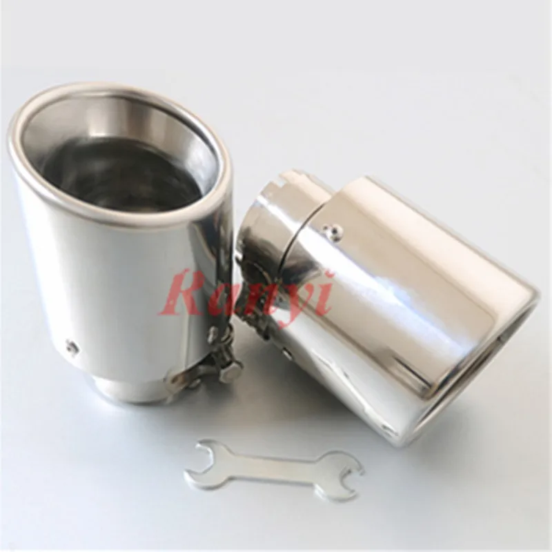 Новейший стиль универсальная выхлопная труба из нержавеющей стали + наконечник