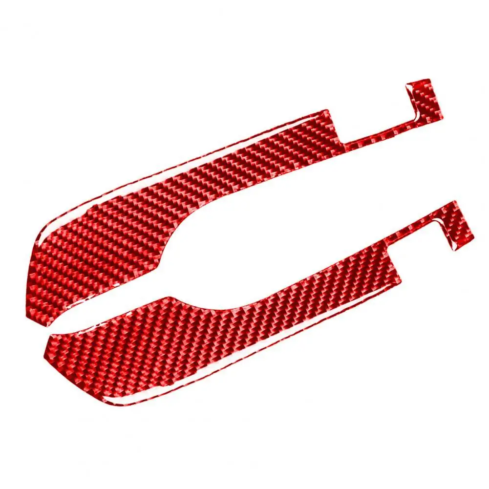 

2Pcs Panel Side Sticker Easy Installation Heat-resistant Carbon Fiber Speedometer Border Frame Sticker for Nissan GTR 2008-2016