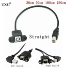 USB2.0 A папа к USB B папа Тип B BM правый левый угол принтер сканер 90 градусов кабель 30 см 50 см 100 см BM угловой удлинитель