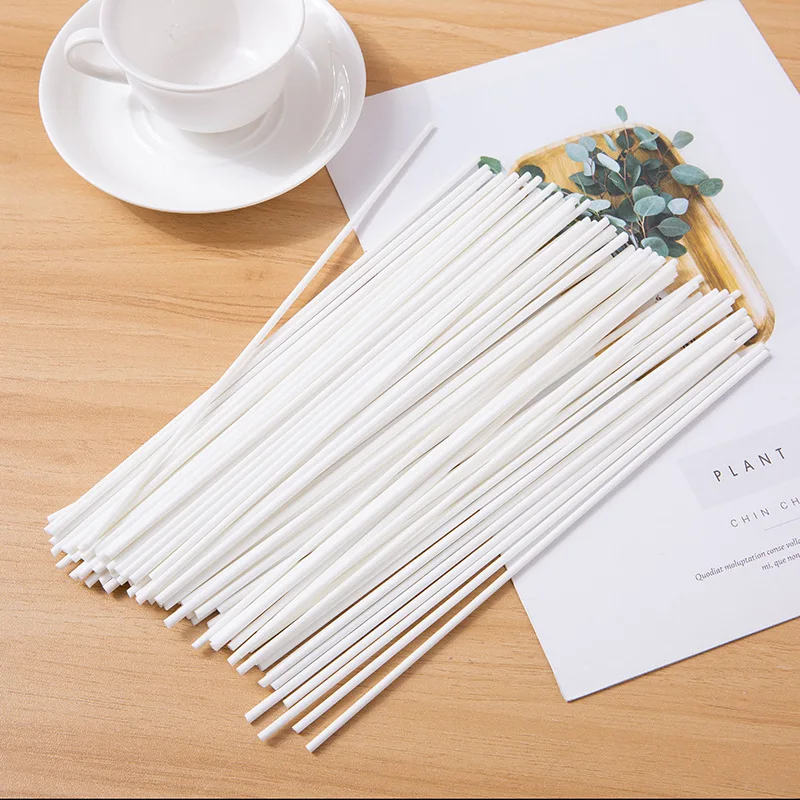 Палочки из белого волокна ротанга 22 х3 мм|reed diffuser|diffuser reedsdecorative diffuser reeds |
