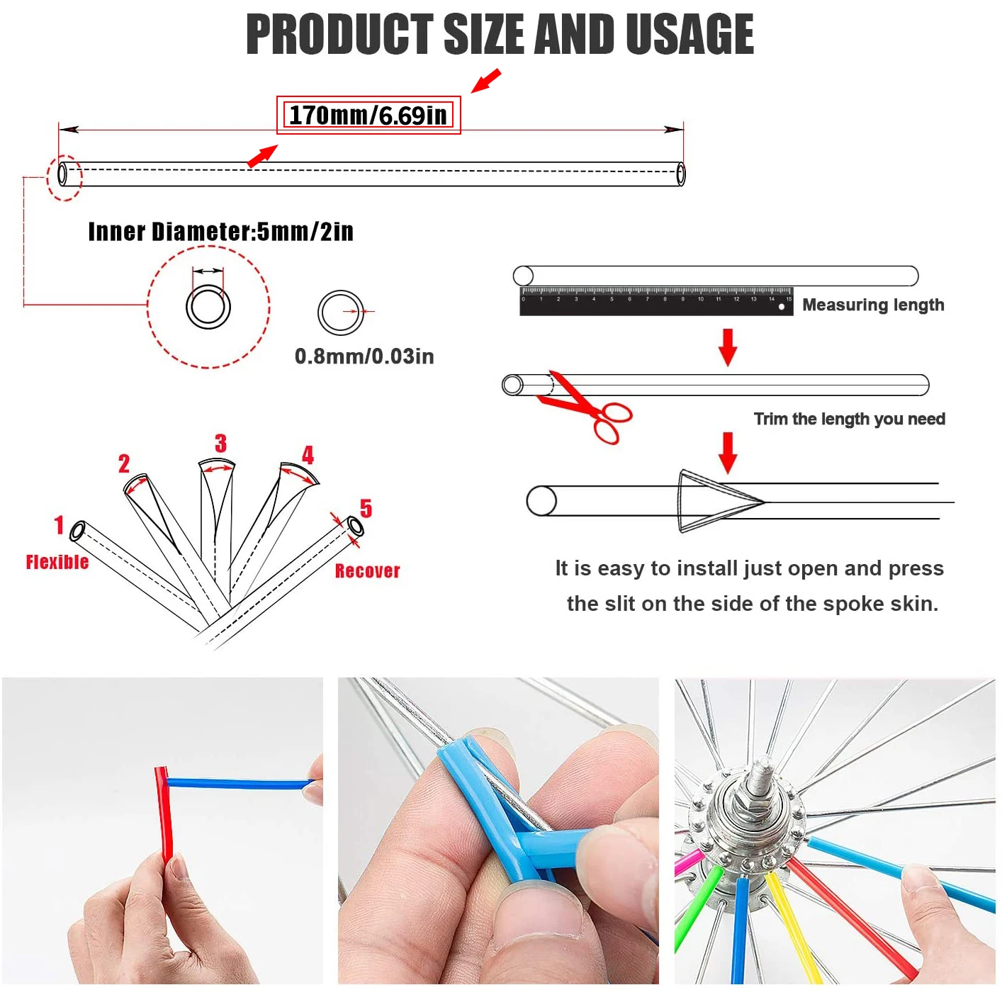Универсальный мотоциклетный обод колеса для грязного велосипеда крышка спиц