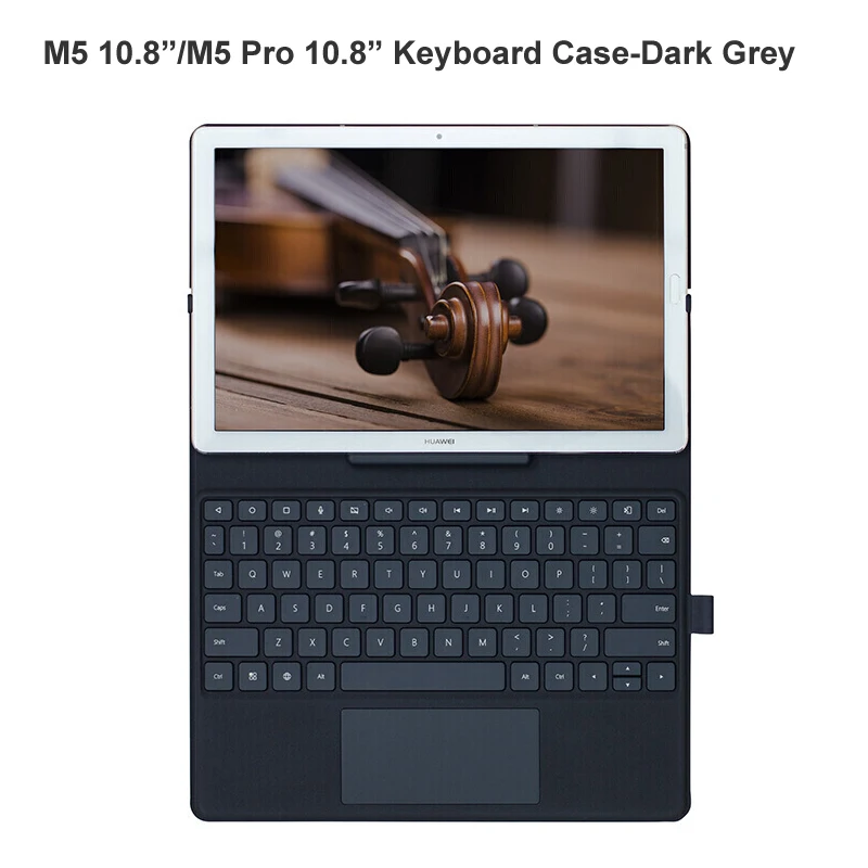 Dark Grey Huawei официальный huawei MediaPad M5 Pro10.8 дюймов чехол с клавиатурой кожаный флип-чехол с подставкой Клавиатура huawei Mediapad M5 - Цвет: Dark Grey