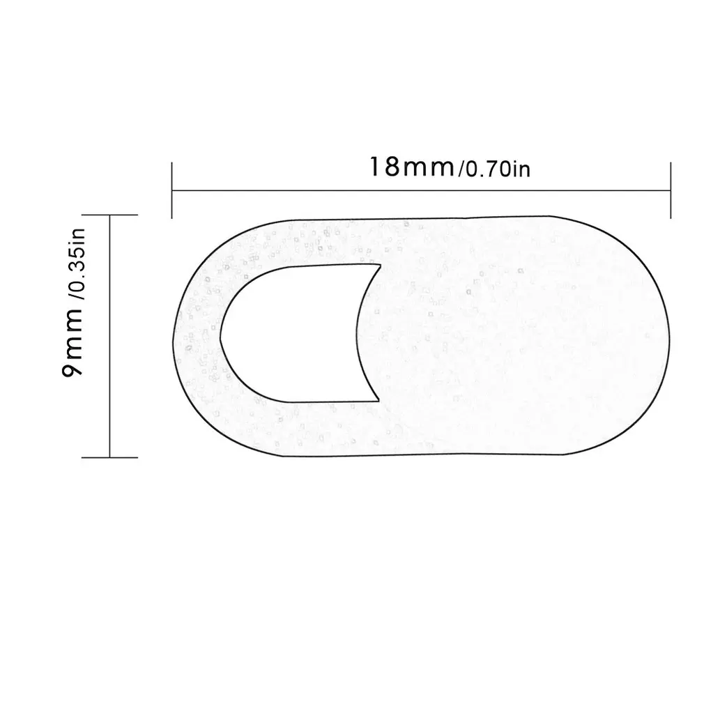 6 шт. Универсальная крышка для веб камеры с магнитным слайдером пластиковая IPhone