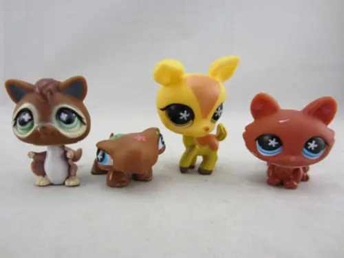 12 шт./лот детские игрушки подарок LPS Pet Shop Мини Фигурки игрушки животные Кошка Собака птица фигурки