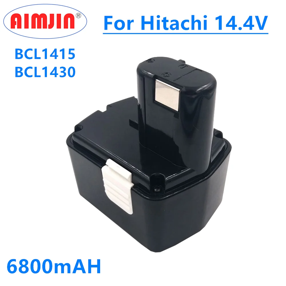 

Оригинальный 14,4 V 6800 мА/ч, сменные Мощность инструмент Батарея для экскаватора Hitachi BCL1430 CJ14DL DH14DL EBL1430 BCL1430 BCL1415 NI-CD Батарея