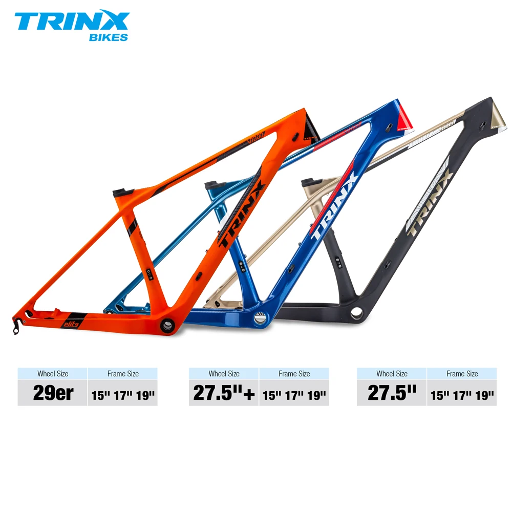 Карбоновая рама TRINX MTB 27 5 er 29 карбоновая для велосипеда T800 горного