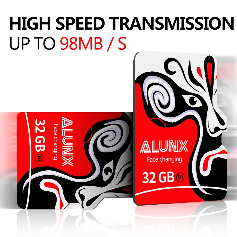 

ALUNX micro sd 128gb memory card 32GB 64GB 256GB SDXC SDHC 80M CLASSS 10-U1 U3 V10 4K Microsd Flash TF Card Gift adapter