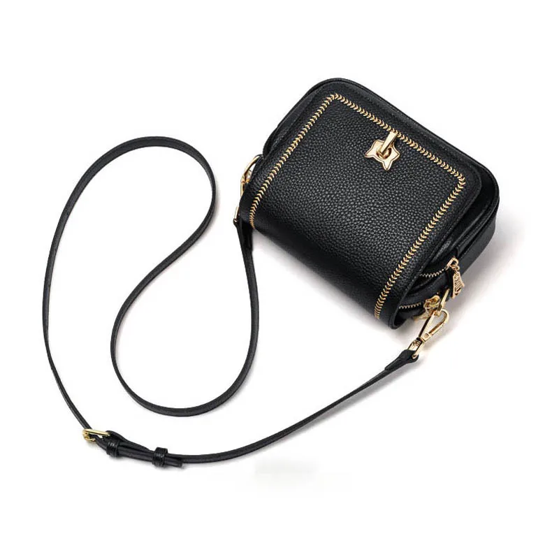 

New High Quality Women's famous brand Women's handbags new trendy fashion shoulder bag black messenger small square bag women