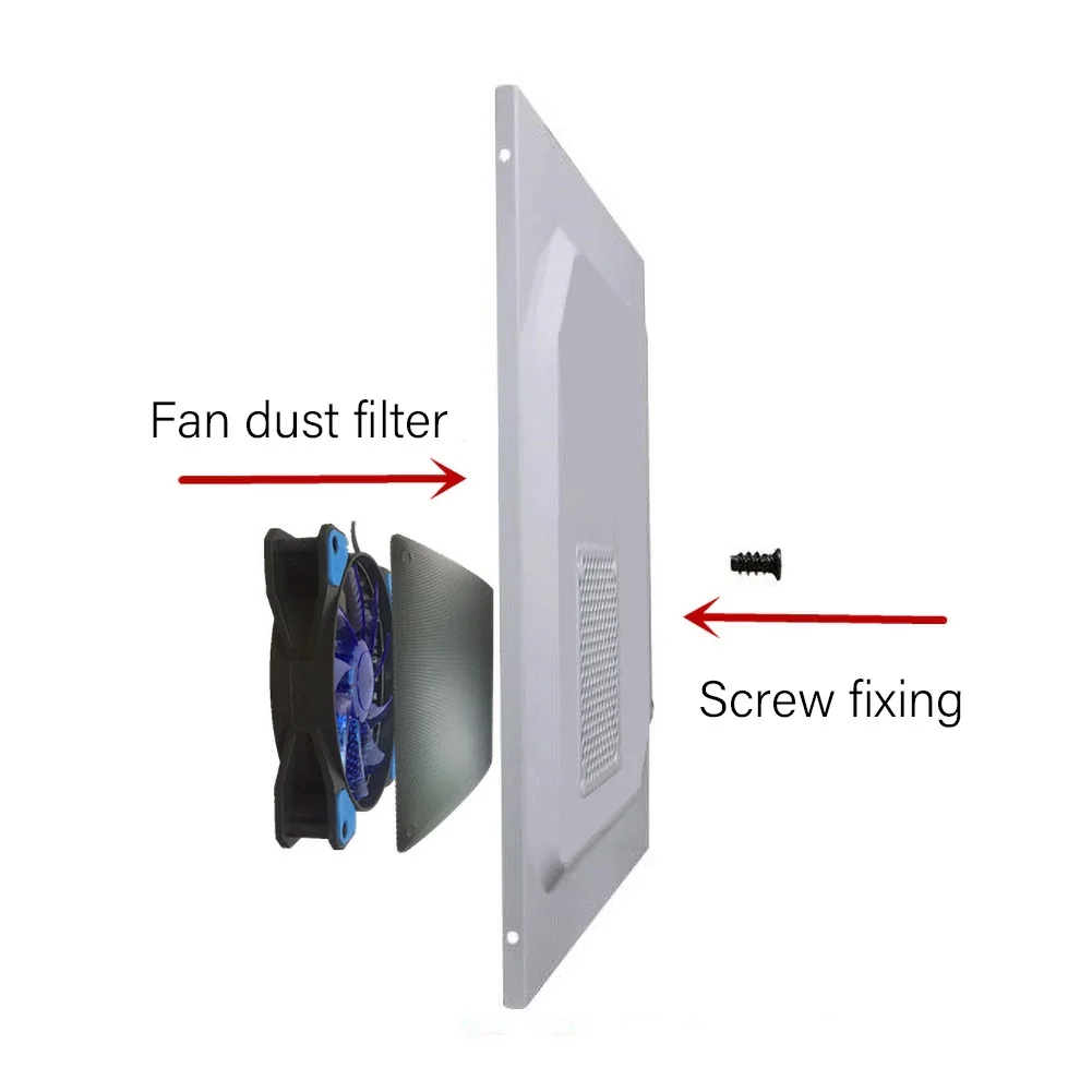 

5/10pcs 12mm PCI Slot Cover/PCI Slot Cover Dust Filter Blanking Board Cooling Fan Dust Filter Ventilation PC Computer Case